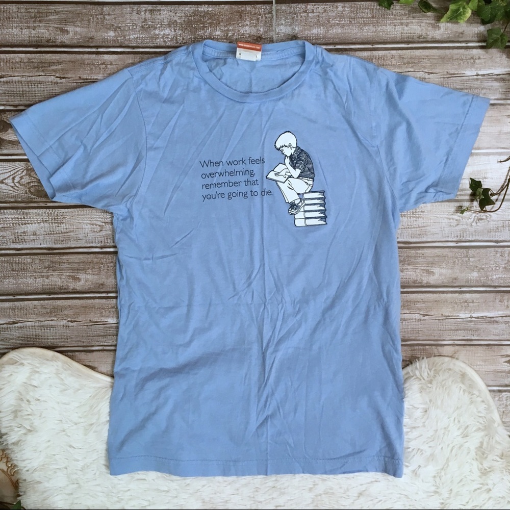 BUSTED TEES Novelty Funny Gag Graphic T-Shirt S